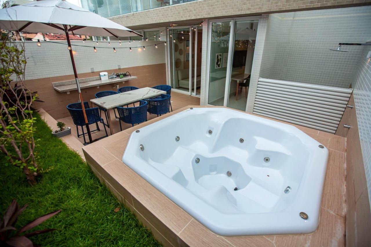 Apartamento Com Jacuzzi Na Beira Mar De Joao Pessoa No Branco Haus Ngoại thất bức ảnh