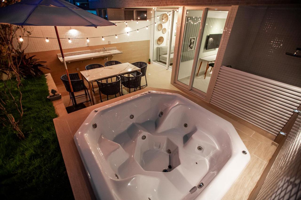 Apartamento Com Jacuzzi Na Beira Mar De Joao Pessoa No Branco Haus Ngoại thất bức ảnh
