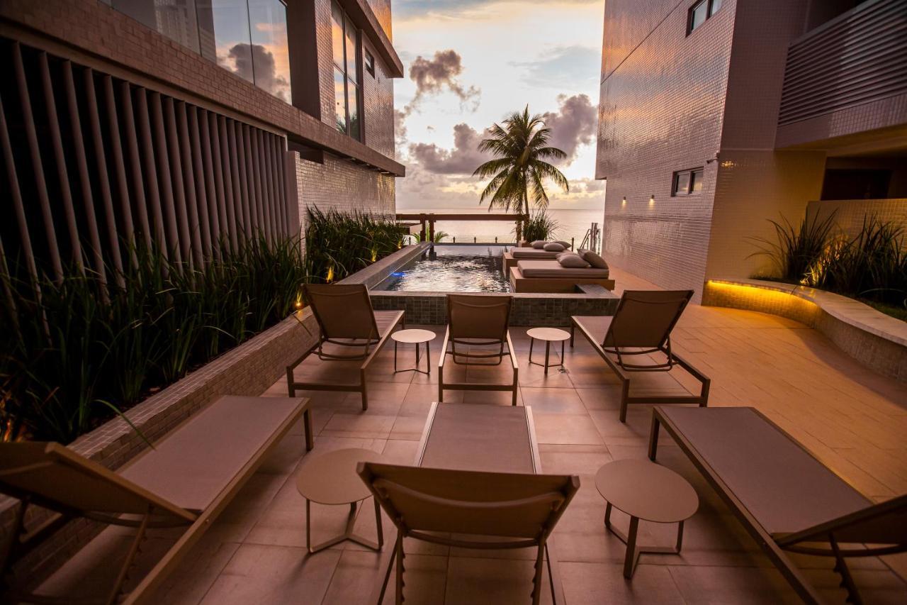 Apartamento Com Jacuzzi Na Beira Mar De Joao Pessoa No Branco Haus Ngoại thất bức ảnh